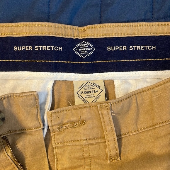 St. John’s Bay Dark Khakis - Picture 1 of 3